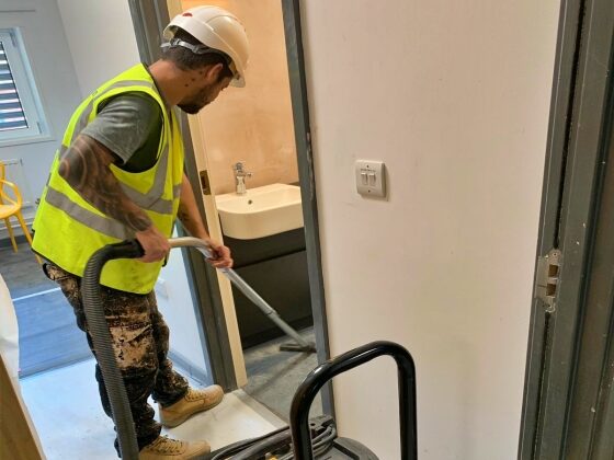 Builders clean for student accommodation in Coventry